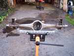 Turned my engine stand to a axel housing stand! ;)